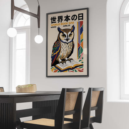World Book Day Owl Poster