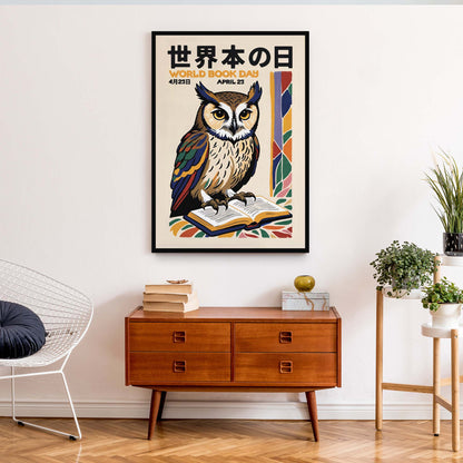 World Book Day Owl Poster