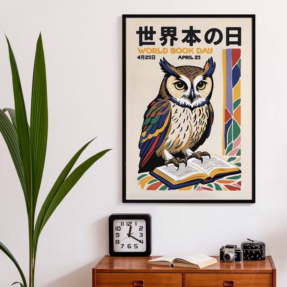 World Book Day Owl Poster
