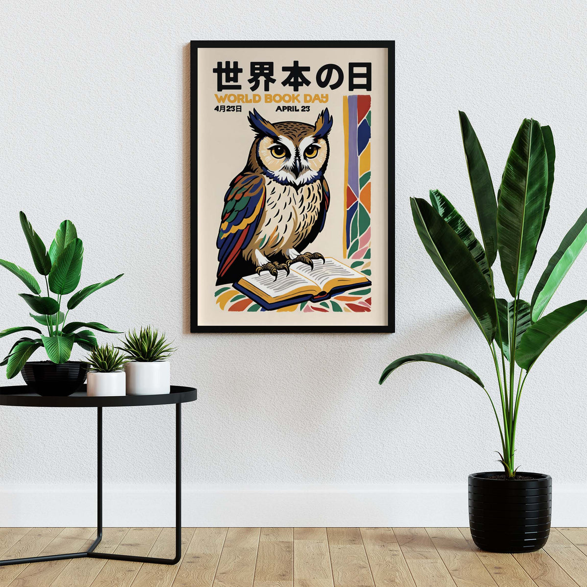 World Book Day Owl Poster