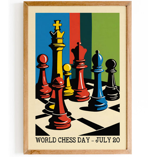 World Chess Day Poster Print