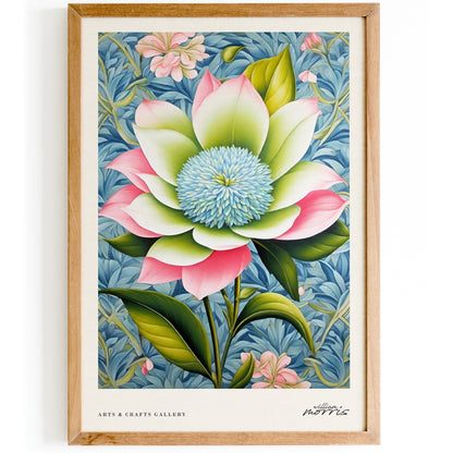 Floral Splendor: William Morris Botanical Poster