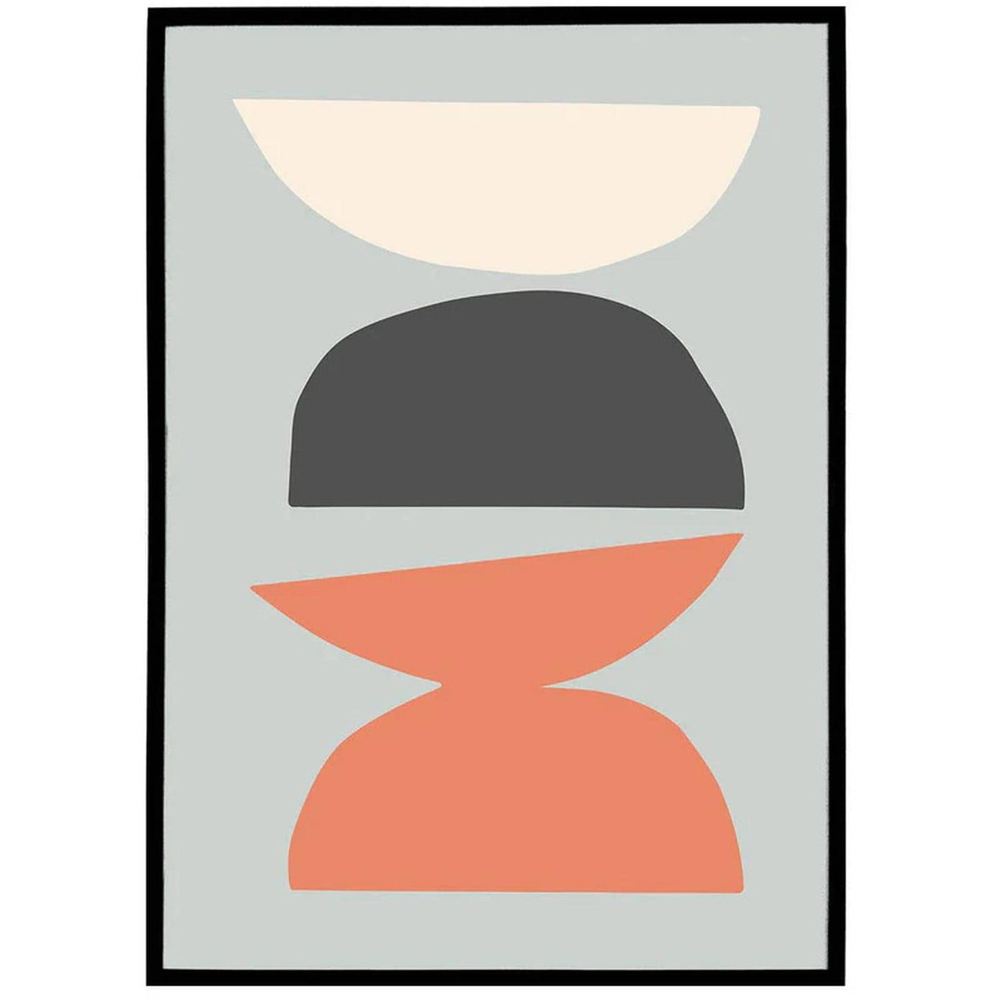 Minimalist Pastel Shapes Poster - HypeSheriff