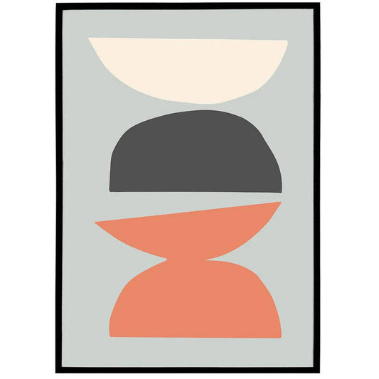 Minimalist Pastel Shapes Poster - HypeSheriff
