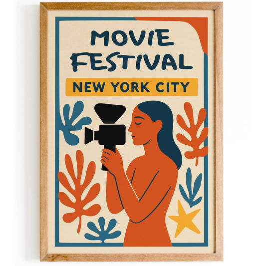 Movie Fest NYC Retro Poster