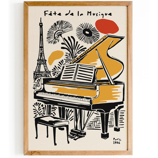 Fete de la Musique Paris Poster