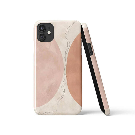 Painted Pastel Abstract Art iPhone Case - HypeSheriff