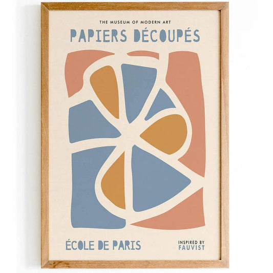 Boho Pastel Cut-Outs Poster - HypeSheriff