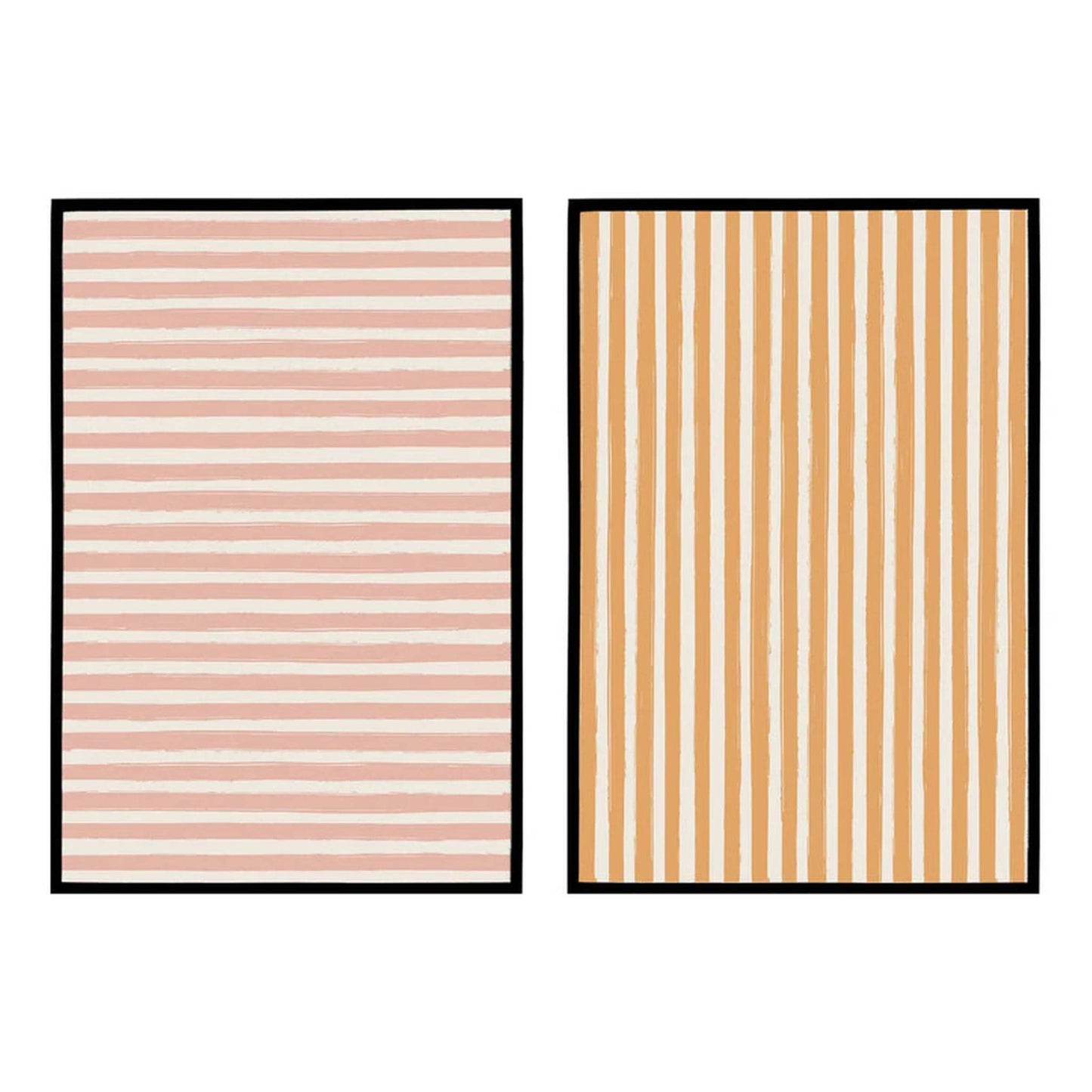 Set of 2 matching pastel abstract posters - HypeSheriff