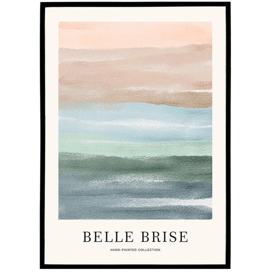 Belle Brise Abstract Modern Poster - HypeSheriff