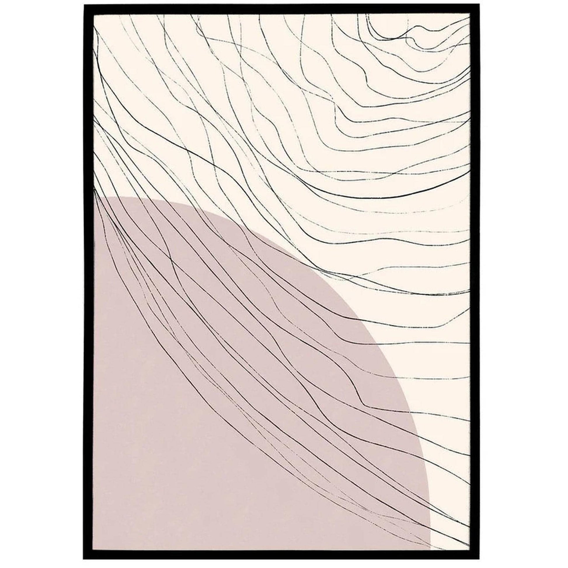 Nordic Pastel Abstract Poster - HypeSheriff