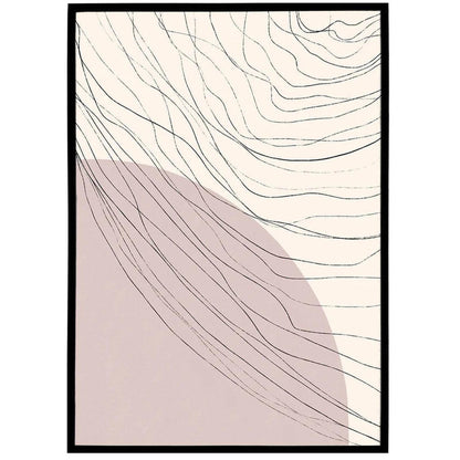 Nordic Pastel Abstract Poster - HypeSheriff