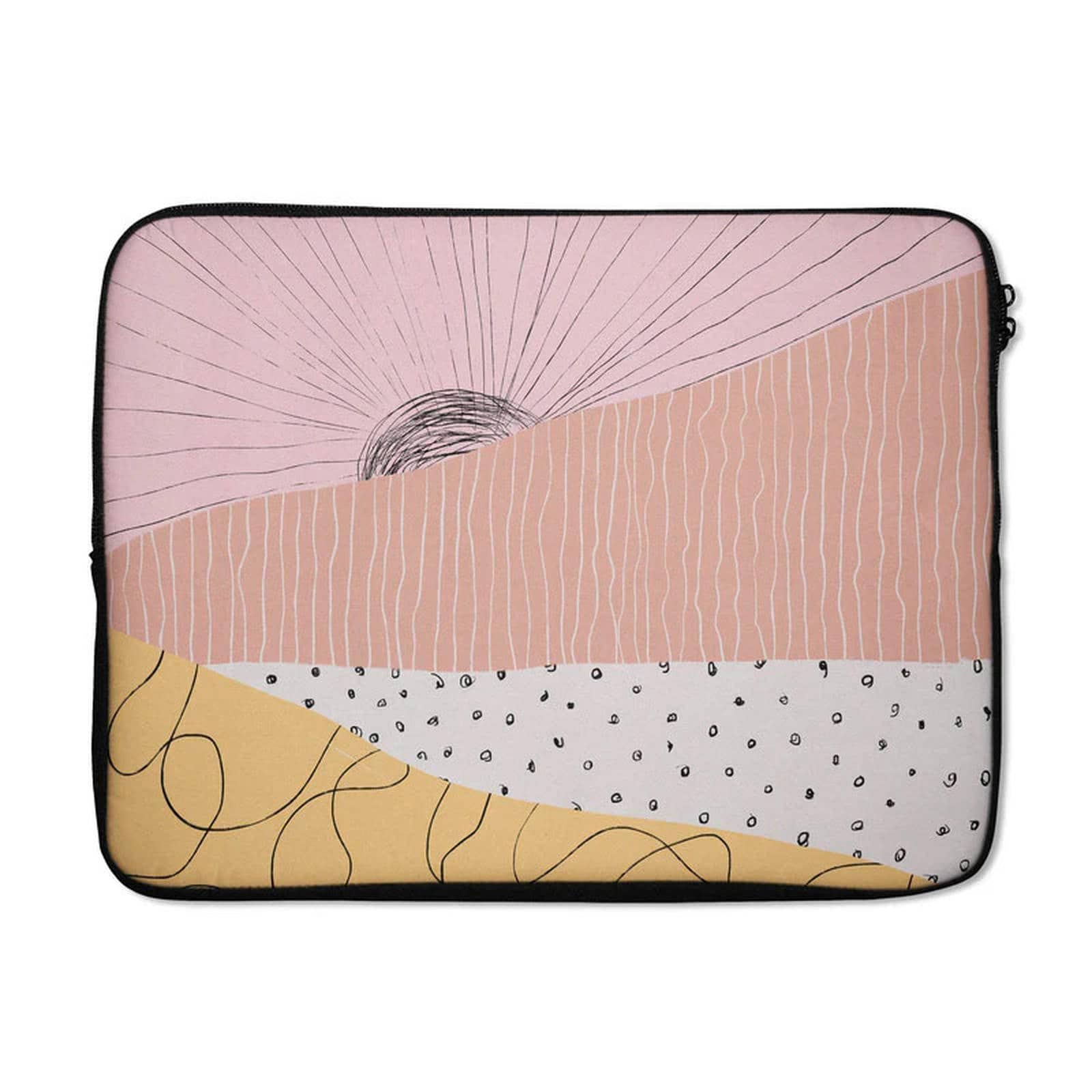 Abstract Landscape Pastel MacBook Sleeve - HypeSheriff