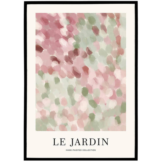 Le Jardin No4 Hand Painted Collection Poster - HypeSheriff