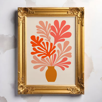 House Plant Illustration Floral Poster