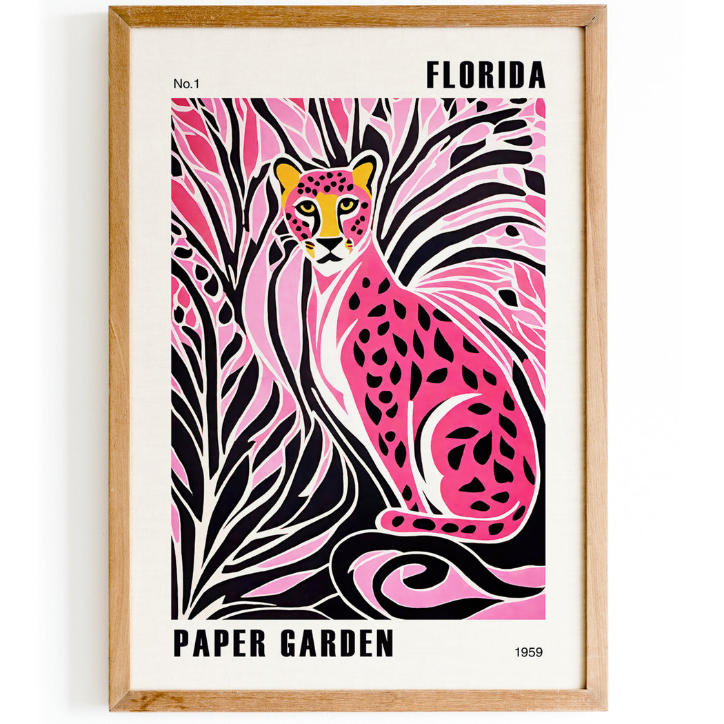 Florida Paper Garden Poster