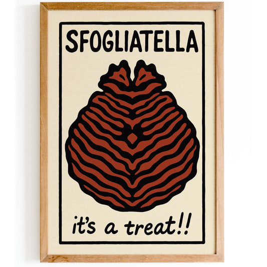 Sfogliatella Pastry Kitchen Print