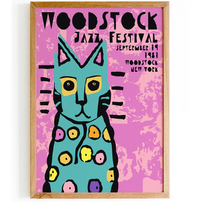 Woodstock Jazz Festival 1987 Poster