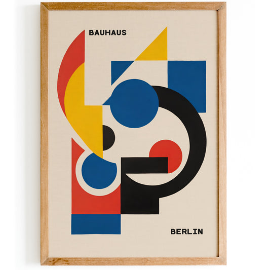 Bauhaus Berlin - Abstract Shapes Poster