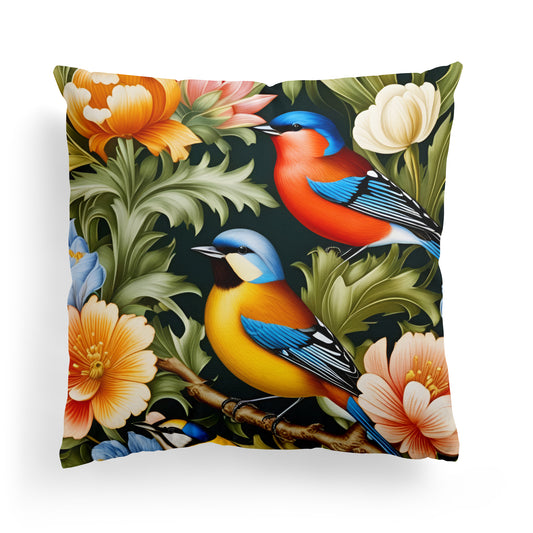 William Morris Birds Pillow – Garden Decor