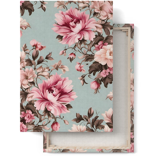 Floral Eclectic Canvas Wall Art