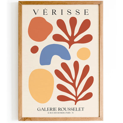 Verisse Botanical Poster - Modern Abstract Wall Art Print