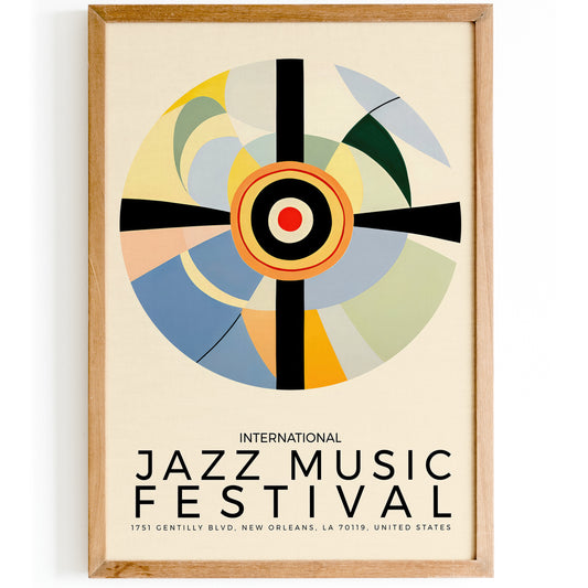 Jazz Music Festival Wall Art