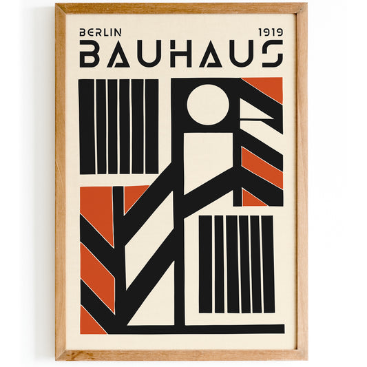 Berlin Bauhaus 1919 Office Decor Art Print