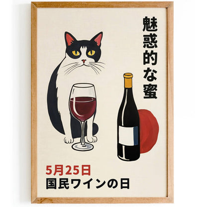 Japanese National Wine Day Art Print