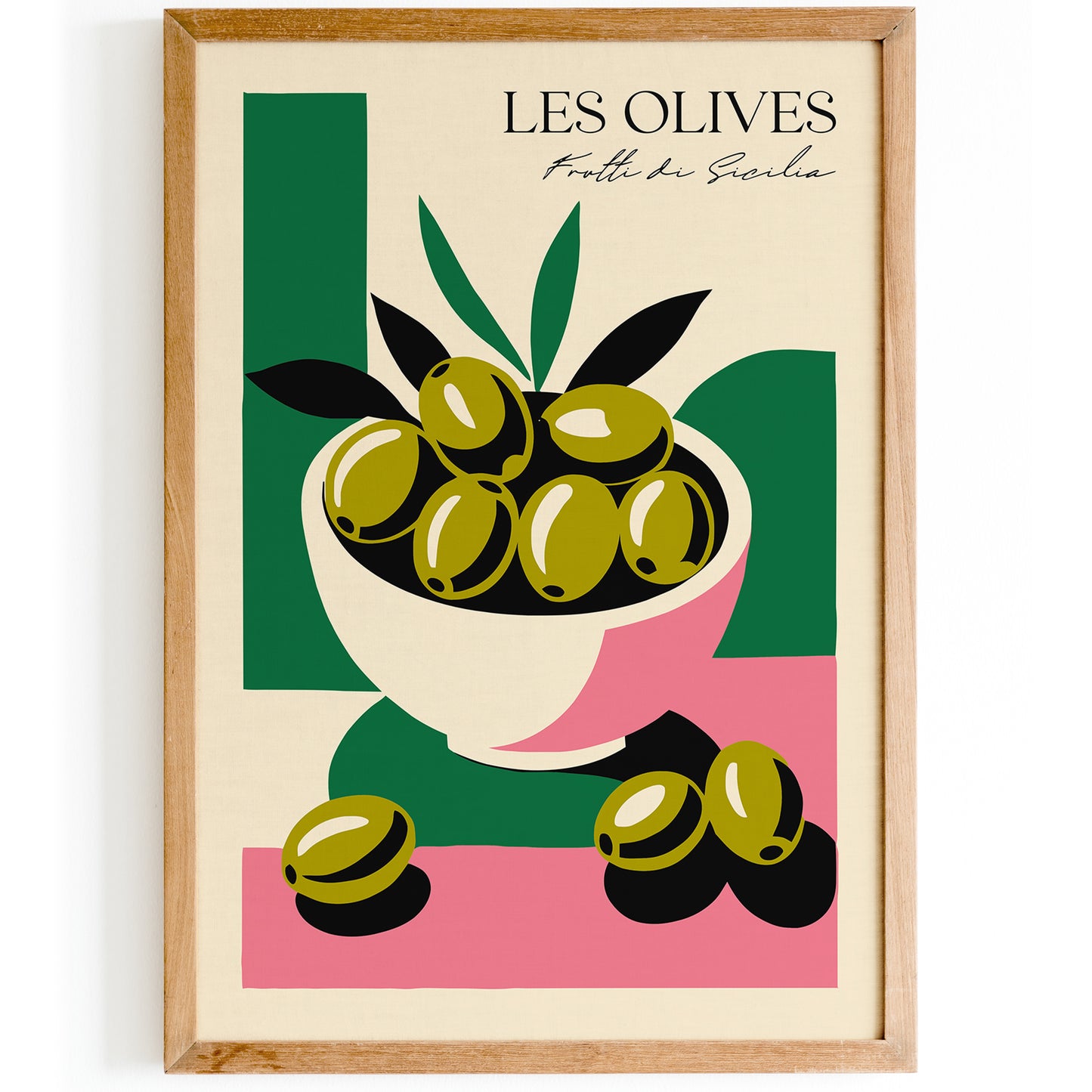 Les Olives Frutti di Sicilia Art Print