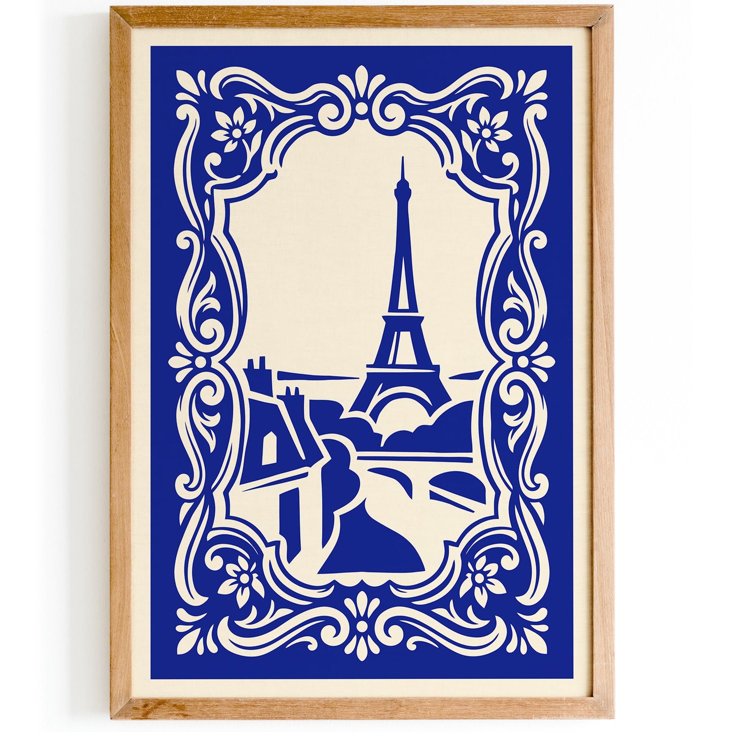 Paris Poster – Blue French Wall Art