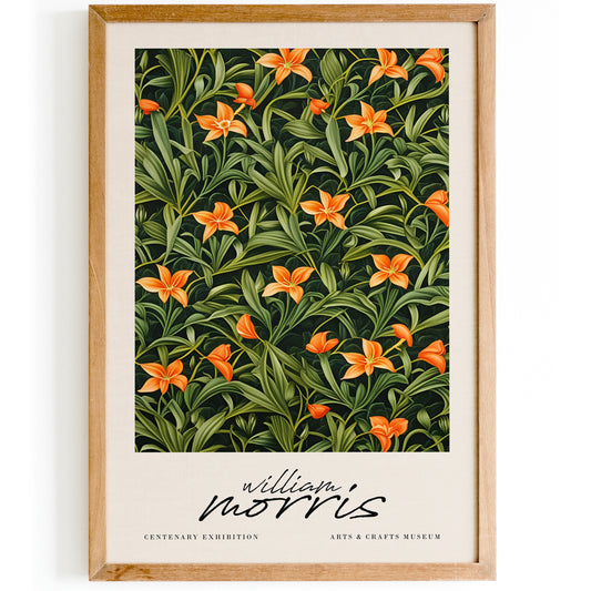 Morris Patterned Decor Floral Poster