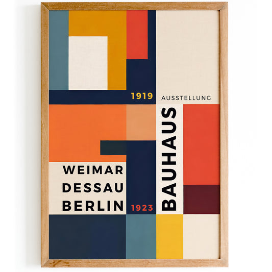 Modern Shapes Bauhaus Revolution Print