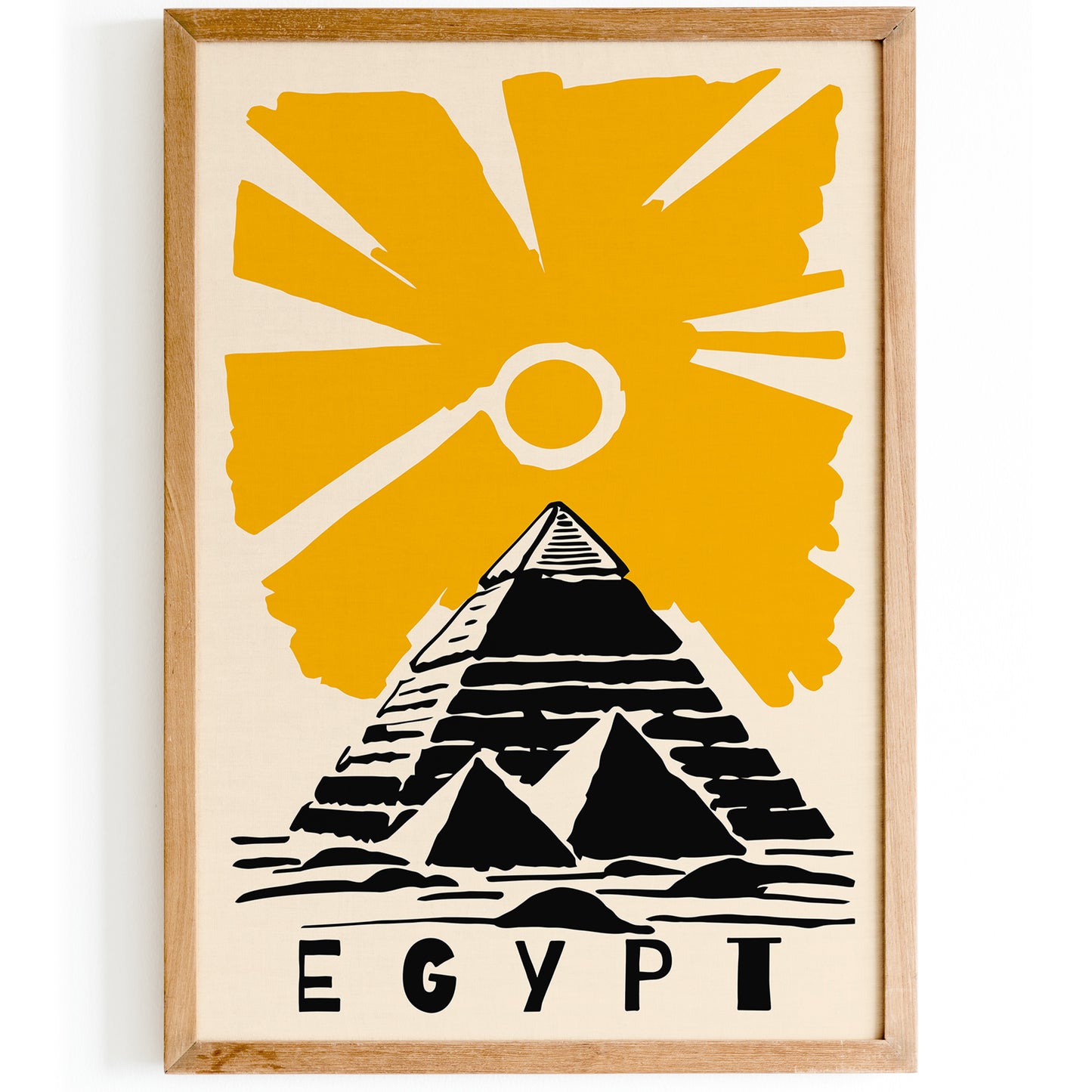 Egypt Travel Poster - Vintage Wall Art Print