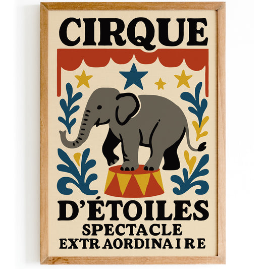 Cirque d’Étoiles Elephant Show Poster