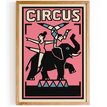 Circus Poster – Funhouse Style Wall Art
