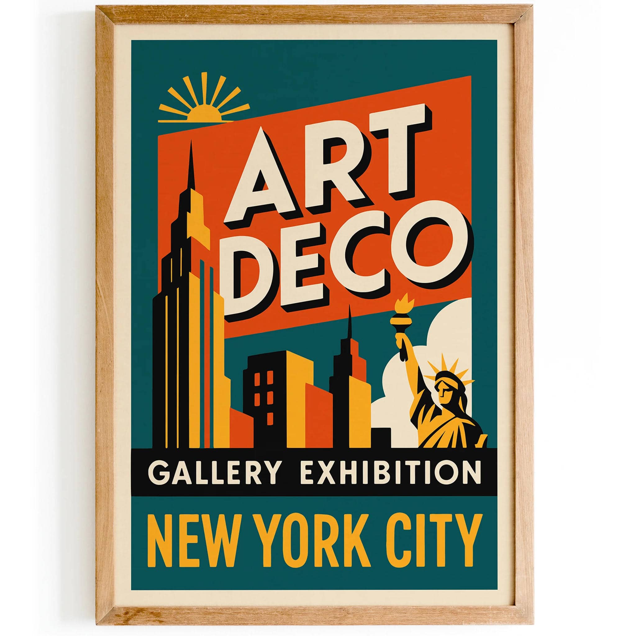 Art Deco Gallery Exhibition New York City Poster – HypeSheriff