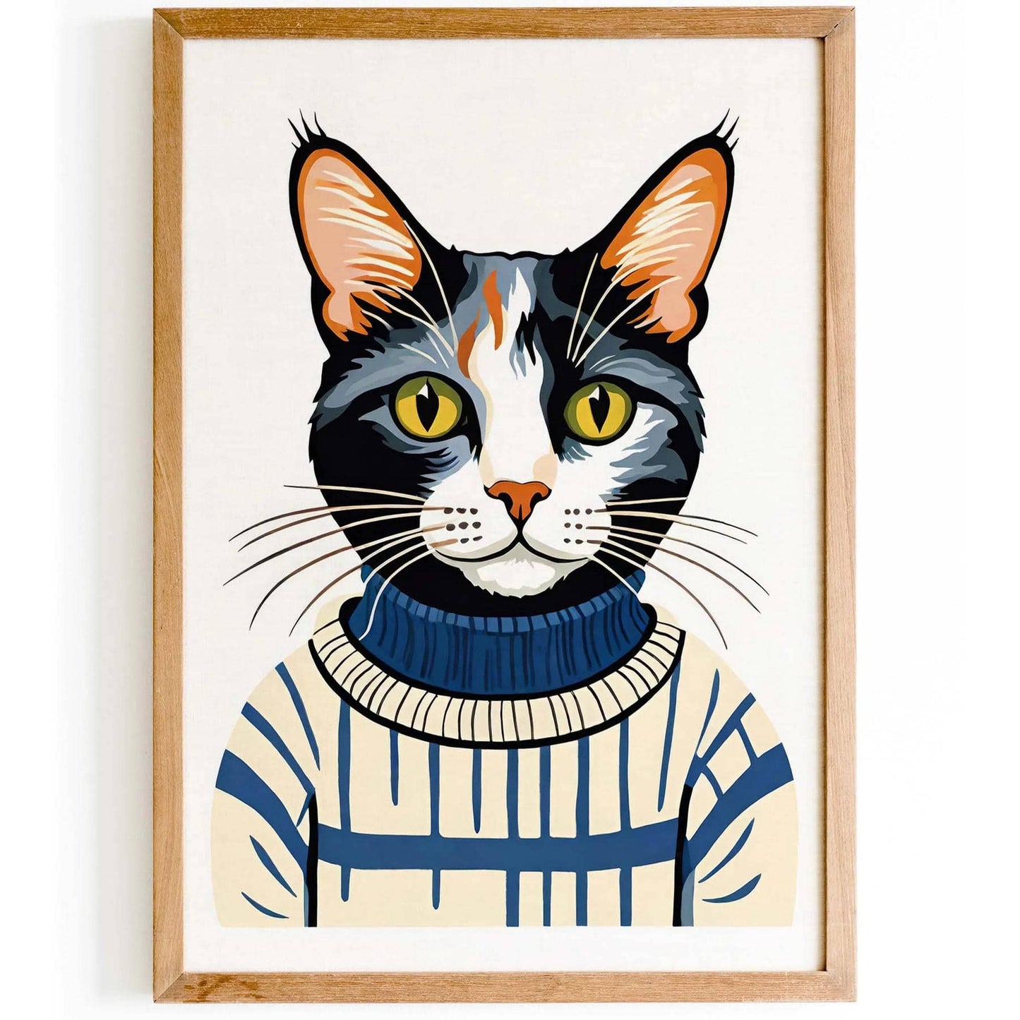 Sweater Weather Cat Poster