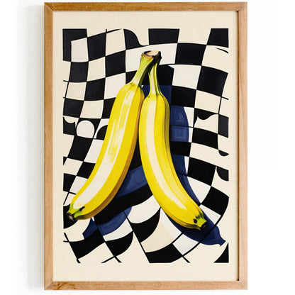 Artsy Bananas Wall Art Print