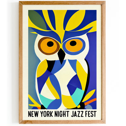New York Night Jazz Fest Poster