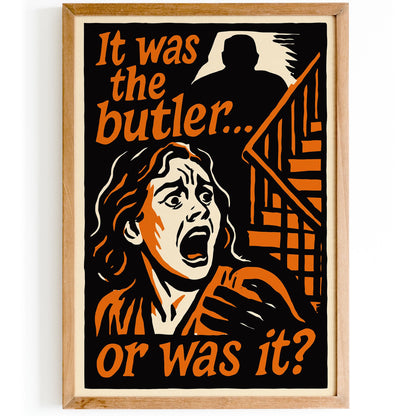 Butler Mystery Poster Print