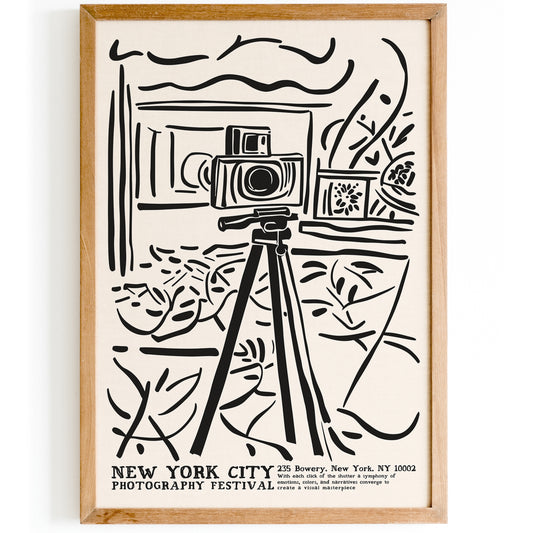 NYC Photography Festival Poster - Gift Idea