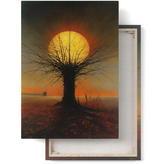 Majestic Tree in the Twilight Canvas Art