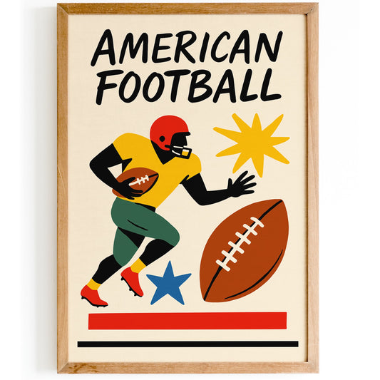 American Football Poster