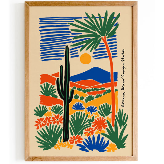 Arizona Grand Canyon State Poster