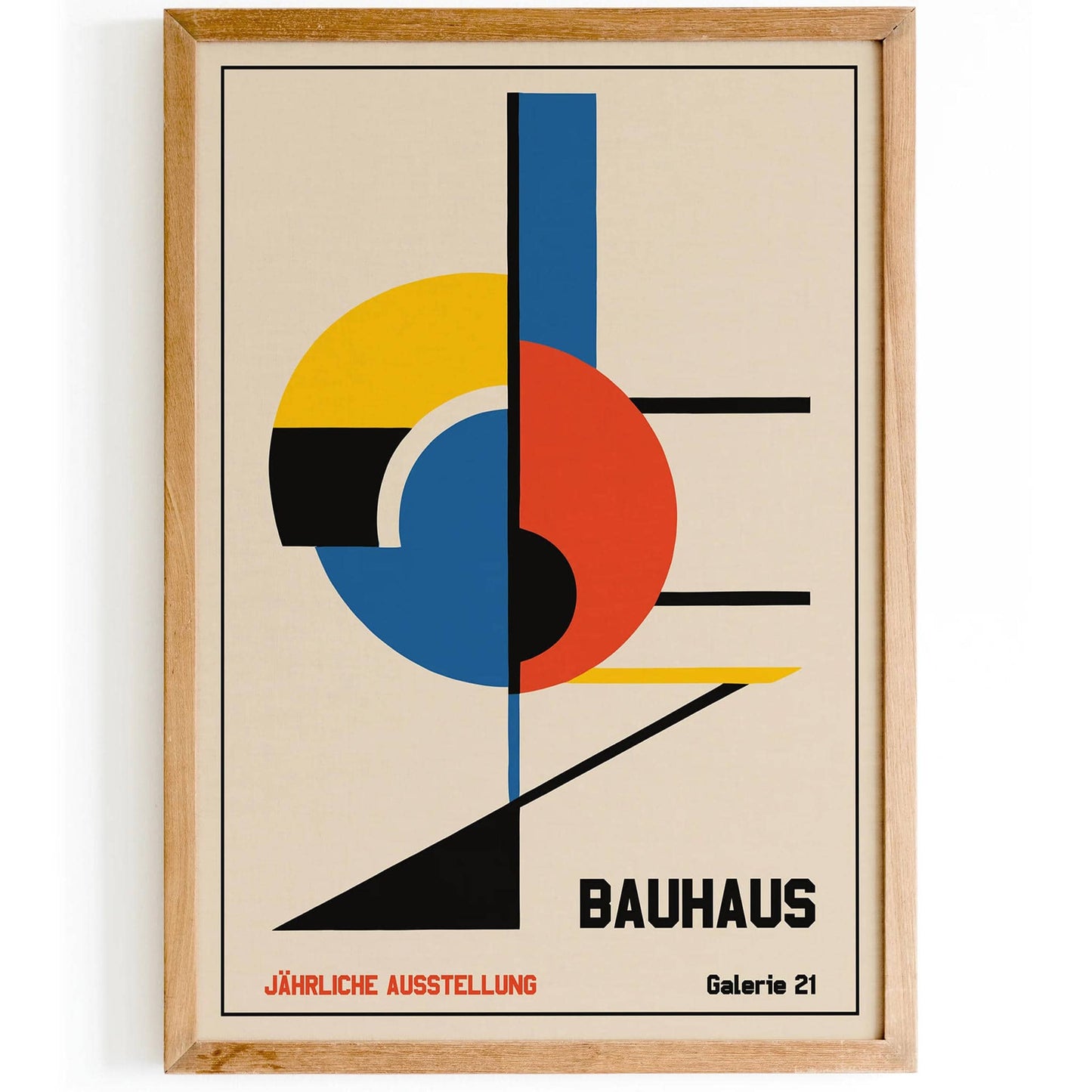 Bauhaus Exhibition German Poster