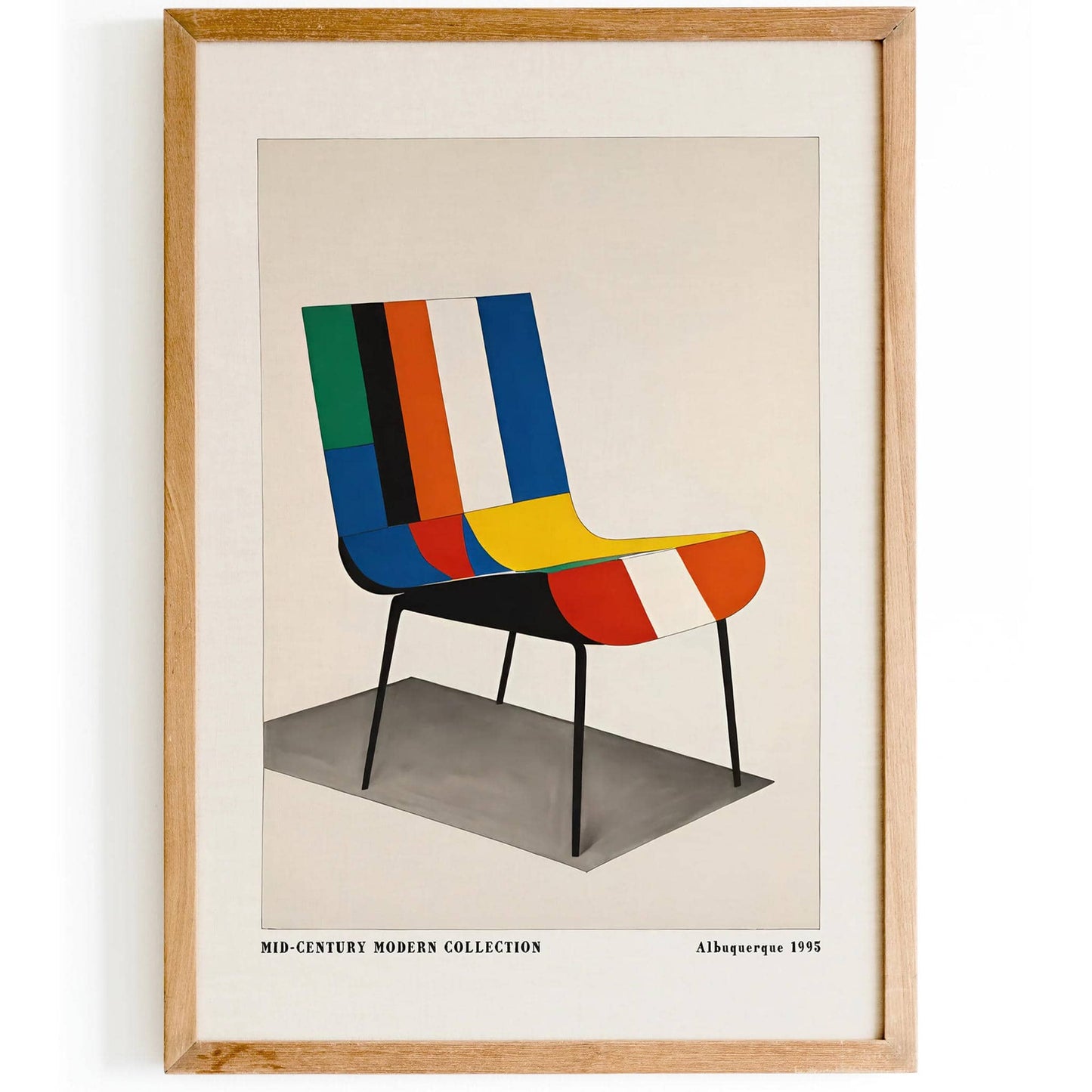 Mid-Century Modern Chair Art Print