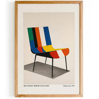 Mid-Century Modern Chair Art Print