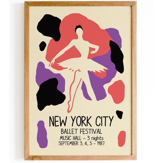 NYC Ballet Festival Art Print