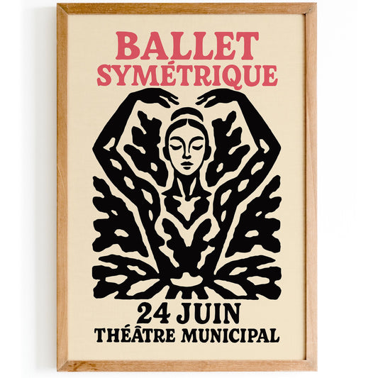 Ballet Symetrique Poster